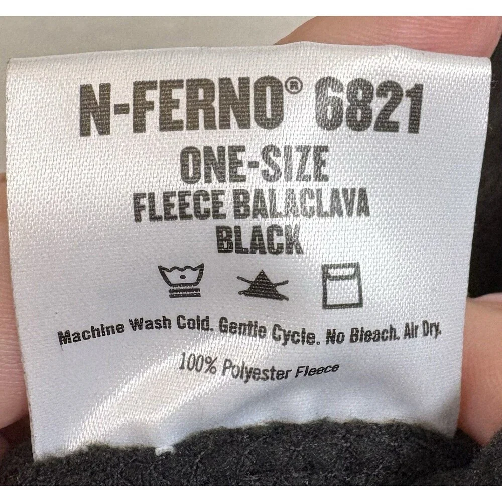Ergodyne N-Ferno 6821 Fleece Balaclava Face Mask Helmet Liner Work Ski One Size